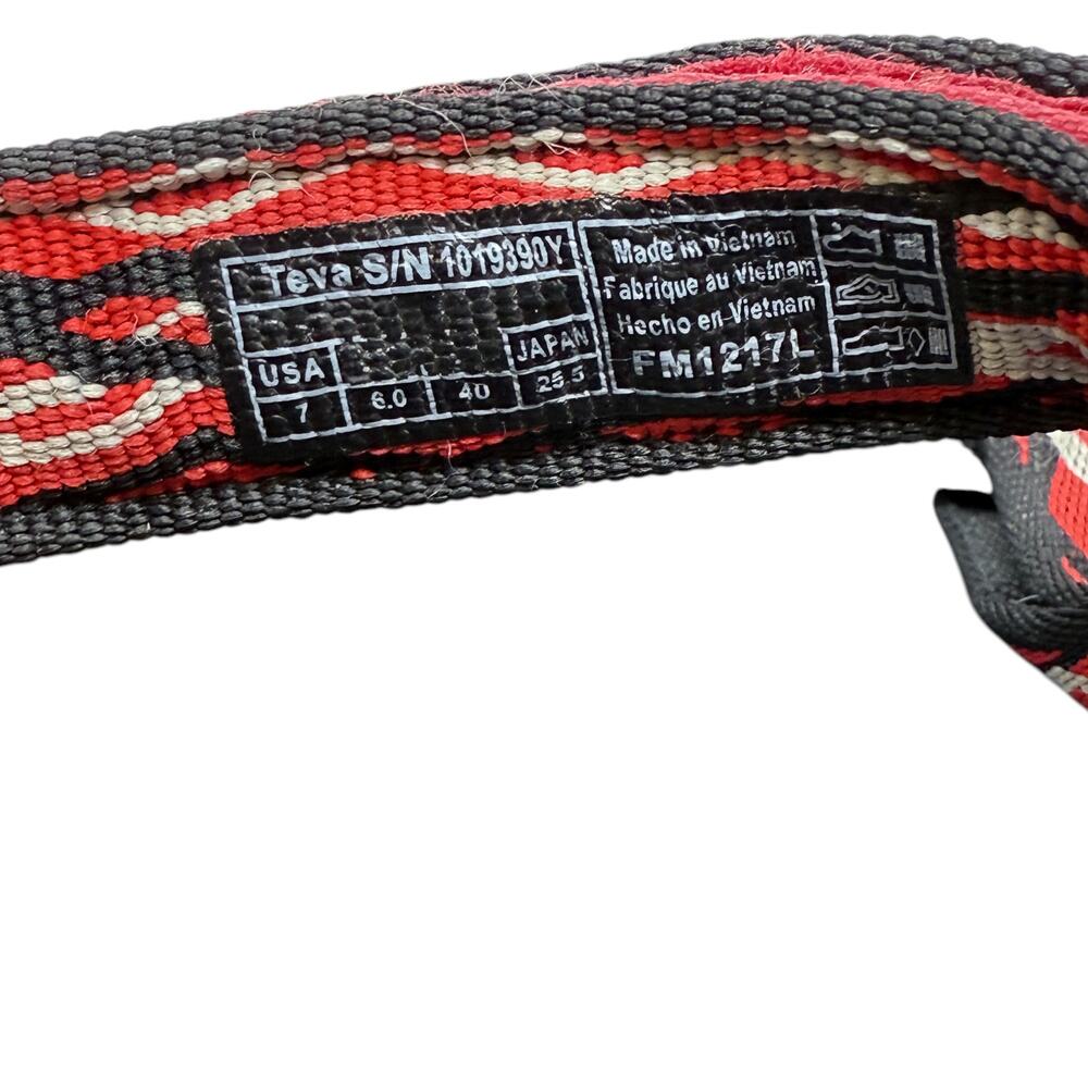 Teva Hurricane XLT 2 Sport‎ Red Black Sandals 7M - Picture 6 of 8